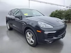 Salvage cars for sale at North Billerica, MA auction: 2016 Porsche Cayenne SE Hybrid