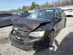 Salvage cars for sale at Memphis, TN auction: 2012 Volkswagen Jetta SEL