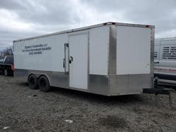 Salvage trucks for sale at Central Square, NY auction: 2016 Freedom Enclosed Cargo Trailer