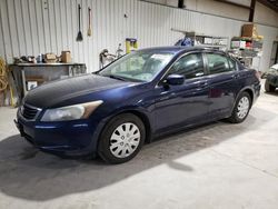 Salvage cars for sale at Chambersburg, PA auction: 2008 Honda Accord LX