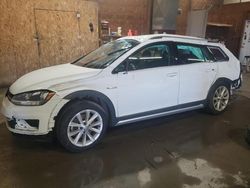 Volkswagen salvage cars for sale: 2019 Volkswagen Golf Alltrack S