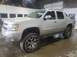 Salvage trucks for sale at Blaine, MN auction: 2009 Chevrolet Avalanche K1500 LTZ