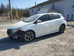 Salvage cars for sale at York Haven, PA auction: 2017 Toyota Corolla IM