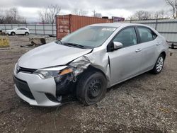 Salvage cars for sale at Chicago Heights, IL auction: 2014 Toyota Corolla L