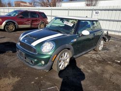 Salvage cars for sale at New Britain, CT auction: 2011 Mini Cooper S