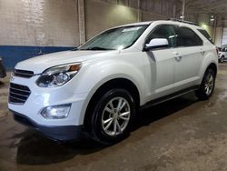 Salvage cars for sale at Woodhaven, MI auction: 2017 Chevrolet Equinox LT