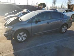 Salvage cars for sale at Wilmington, CA auction: 2013 Honda Civic LX