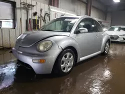 Salvage cars for sale at Elgin, IL auction: 2002 Volkswagen New Beetle GLS