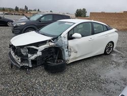 Salvage cars for sale at Mentone, CA auction: 2017 Toyota Prius