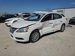 Salvage cars for sale at Kansas City, KS auction: 2014 Nissan Sentra S