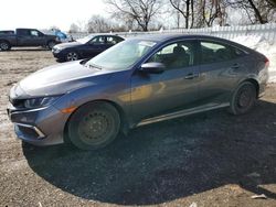 Salvage cars for sale from Copart London, ON: 2020 Honda Civic EX