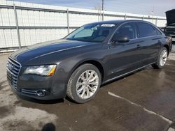 Salvage cars for sale at Littleton, CO auction: 2011 Audi A8 L Quattro