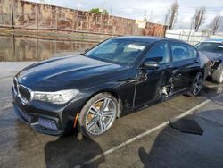 Salvage cars for sale at Wilmington, CA auction: 2017 BMW 740 I