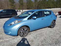 Salvage cars for sale at Gainesville, GA auction: 2015 Nissan Leaf S