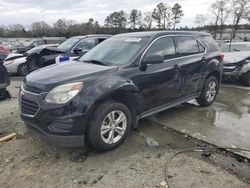 Salvage cars for sale at Byron, GA auction: 2016 Chevrolet Equinox LS