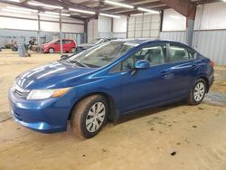 Salvage cars for sale at Mocksville, NC auction: 2012 Honda Civic LX