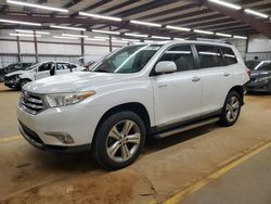 Salvage cars for sale at Mocksville, NC auction: 2011 Toyota Highlander Limited