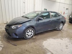 Salvage cars for sale at Franklin, WI auction: 2014 Toyota Corolla L