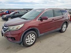 Salvage cars for sale at Grand Prairie, TX auction: 2015 Honda CR-V EXL