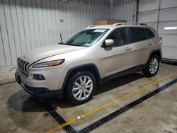 Salvage cars for sale at York Haven, PA auction: 2015 Jeep Cherokee Limited