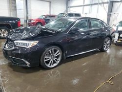 Salvage cars for sale at Ham Lake, MN auction: 2020 Acura TLX Technology