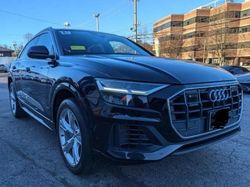 Salvage cars for sale at North Billerica, MA auction: 2019 Audi Q8 Premium Plus