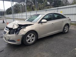 Salvage cars for sale at Savannah, GA auction: 2012 Chevrolet Cruze LT