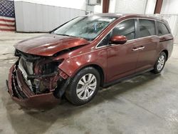 Salvage cars for sale at Avon, MN auction: 2017 Honda Odyssey EXL