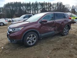 Salvage cars for sale at North Billerica, MA auction: 2018 Honda CR-V EXL