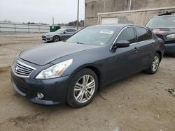 Salvage cars for sale at Fredericksburg, VA auction: 2010 Infiniti G37