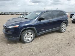 Jeep salvage cars for sale: 2015 Jeep Cherokee Sport