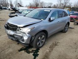 Salvage cars for sale at Baltimore, MD auction: 2016 Acura MDX