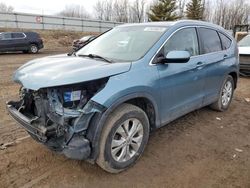 Salvage SUVs for sale at auction: 2013 Honda CR-V EXL