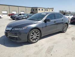 Salvage cars for sale at Wilmer, TX auction: 2015 Acura TLX