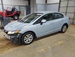 Salvage cars for sale at Mocksville, NC auction: 2012 Honda Civic LX