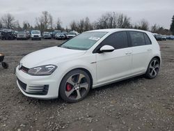 Salvage cars for sale at Portland, OR auction: 2016 Volkswagen GTI S/SE