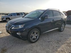 Salvage cars for sale at San Antonio, TX auction: 2014 Lexus RX 350