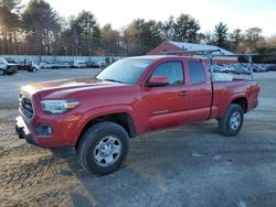 Salvage cars for sale at Mendon, MA auction: 2018 Toyota Tacoma Access Cab