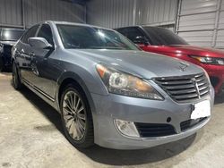 Salvage cars for sale at Houston, TX auction: 2014 Hyundai Equus Signature