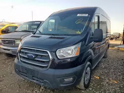 Salvage trucks for sale at Grand Prairie, TX auction: 2020 Ford Transit T-150