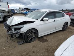 Salvage cars for sale at San Martin, CA auction: 2017 Honda Accord Sport