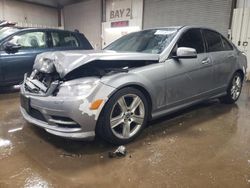 Salvage cars for sale at Elgin, IL auction: 2011 Mercedes-Benz C300