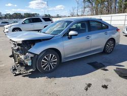 Salvage cars for sale at Dunn, NC auction: 2018 Subaru Legacy 2.5I Premium