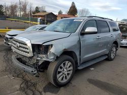 Salvage cars for sale at Denver, CO auction: 2016 Toyota Sequoia Limited