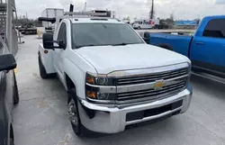 Salvage trucks for sale at Houston, TX auction: 2017 Chevrolet Silverado C3500