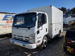 Salvage trucks for sale at Martinez, CA auction: 2008 Isuzu NPR