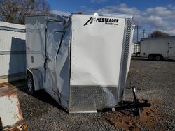 Salvage trucks for sale at Mocksville, NC auction: 2023 Homemade Steader Enclosed Cargo Trailer