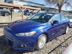 Salvage cars for sale at Albuquerque, NM auction: 2013 Ford Fusion SE Hybrid