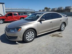 Salvage cars for sale at Tulsa, OK auction: 2015 Volkswagen Passat S