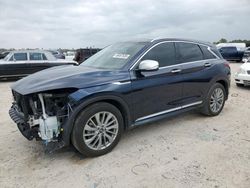 Salvage cars for sale at Houston, TX auction: 2023 Infiniti QX50 Luxe